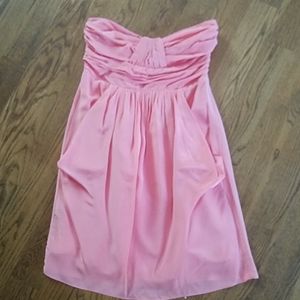 Alice & Trixie Strapless Silk Dress